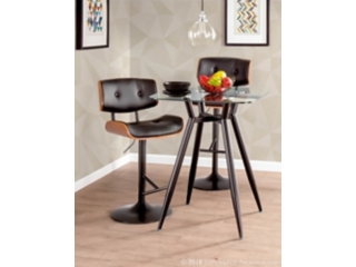 Lombardi Adjustable Height Bar Stool &nbsp;