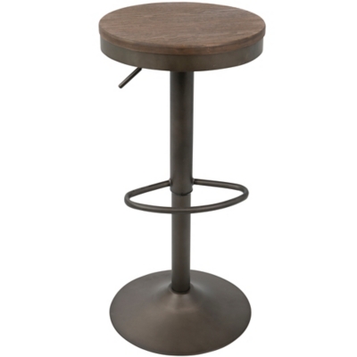Dakota Bar Stool (Set of 2), Antique Brown, large
