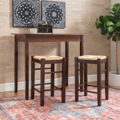 Ashley furniture bar table and stools hot sale