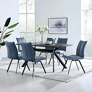 Margot and Rylee Dining Table and 6 Chairs Set, , rollover
