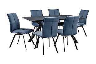 Margot and Rylee Dining Table and 6 Chairs Set, , large
