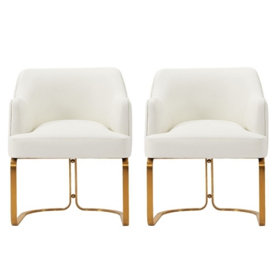 Raya Dining Armchair (Set of 2), Cream, large
