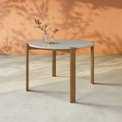 Gales Round Dining Table, Greige