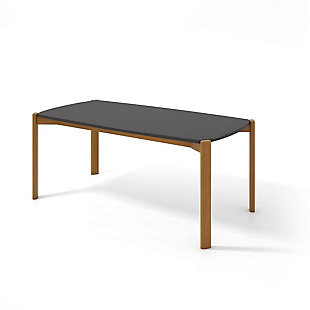 Gales Dining Table, Matte Black, large