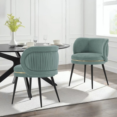 D6000675CN Kaya Dining Chair (Set of 2), Mint Green sku D6000675CN