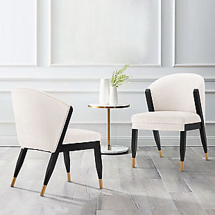 Ola Dining Chair (Set of 2), Cream, rollover