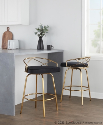 LumiSource Charlotte 2.0 Counter Stool (Set of 2), , rollover
