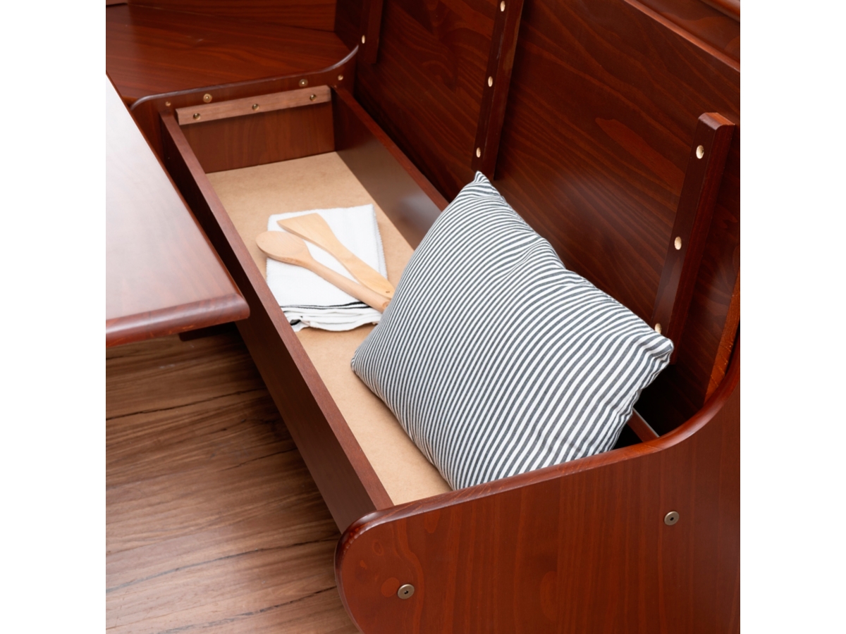 Linon Hanah Walnut Nook | Ashley