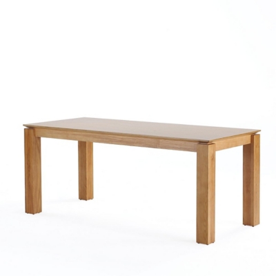 Table with legs and top shown from side