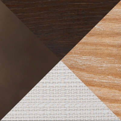Swatch color Cream/Espresso 