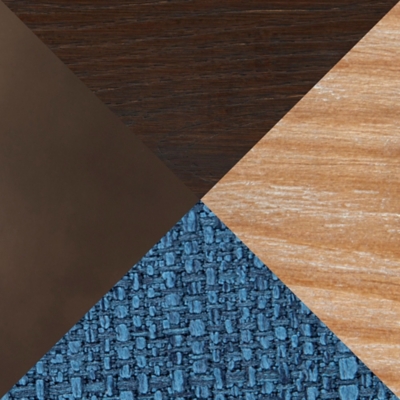 Swatch color Blue/Espresso 