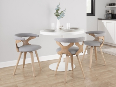 LumiSource Dakota Gardenia Dining Table and 3 Chairs, , rollover