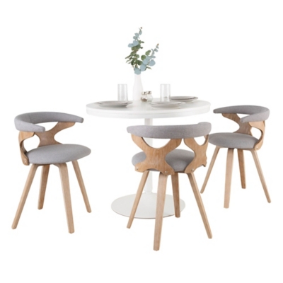 LumiSource Dakota Gardenia Dining Table and 3 Chairs, , large