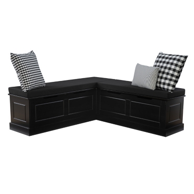Linon Landin Breakfast Nook with Cushion Set | Ashley