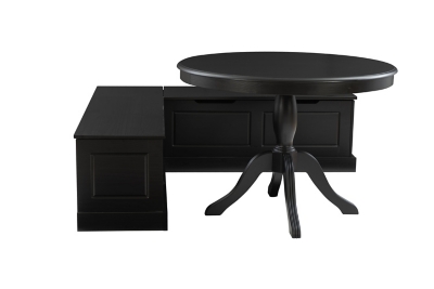 Linon Landin Norah Pedestal Breakfast Nook