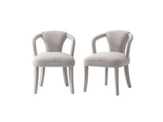 Manhattan Comfort Palmer Dining Armchair set of 2
