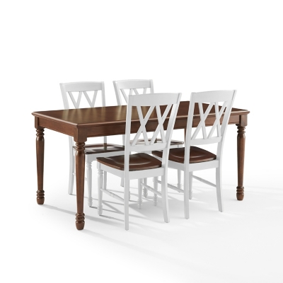 Crosley Furniture Shelby Dining Table and 4 Chairs, , grid