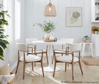 LumiSource Dakota Dining Table and 4 Chairs, , rollover