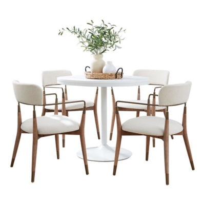LumiSource Dakota Dining Table and 4 Chairs, , large