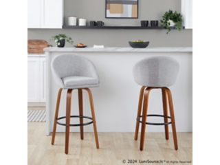LumiSource Matisse Bar Height Bar Stool (Set of 2)