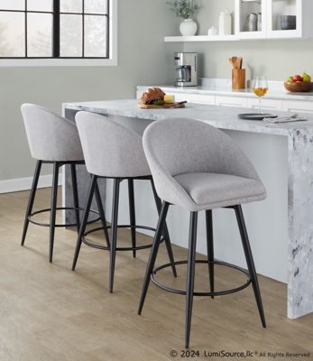 LumiSource Matisse Highback Bar Stool (Set of 2), , rollover