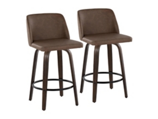 LumiSource Tintori Counter Height Bar Stool (Set of 2)