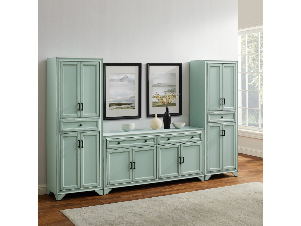 Crosley Furniture Tara 3-Piece Sideboard And Pantry Set | Ashley
