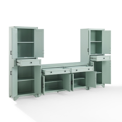 Crosley Furniture Tara 3-Piece Sideboard And Pantry Set - Thumbnail 5