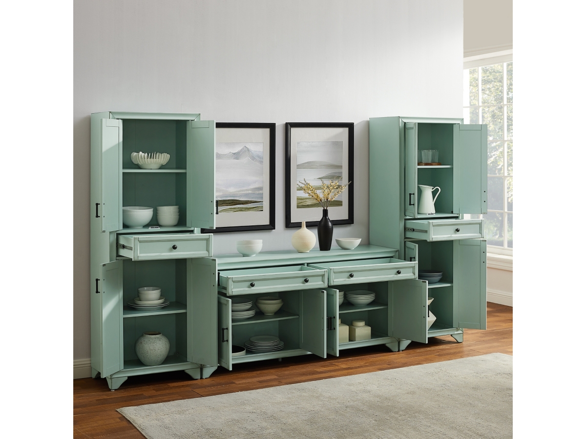 Crosley Furniture Tara 3-Piece Sideboard And Pantry Set | Ashley
