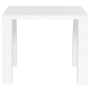 Euro Style Abby Square Dining table in High Gloss White, , large
