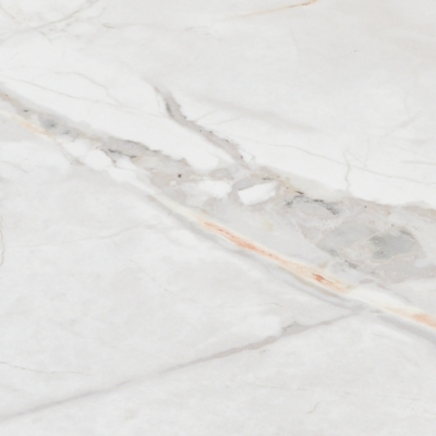 Close-up of marble surface showing veining and color variations.