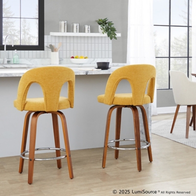 Two LumiSource Ava stools in dining area