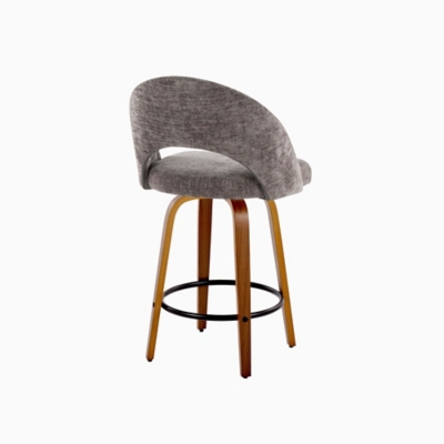 Front view of stool on white background
