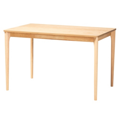 Close-up of Bali & Pari wooden table edge and legs