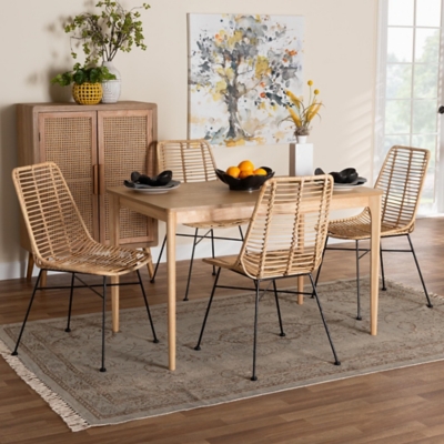 Bali & Pari Manhattan Dining Table and 4 Chairs, , rollover