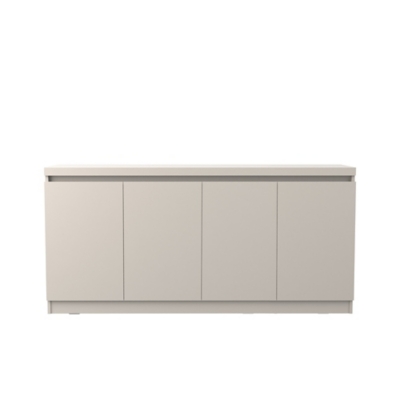 Manhattan Comfort Viennese Sideboard in White Gloss, White, large