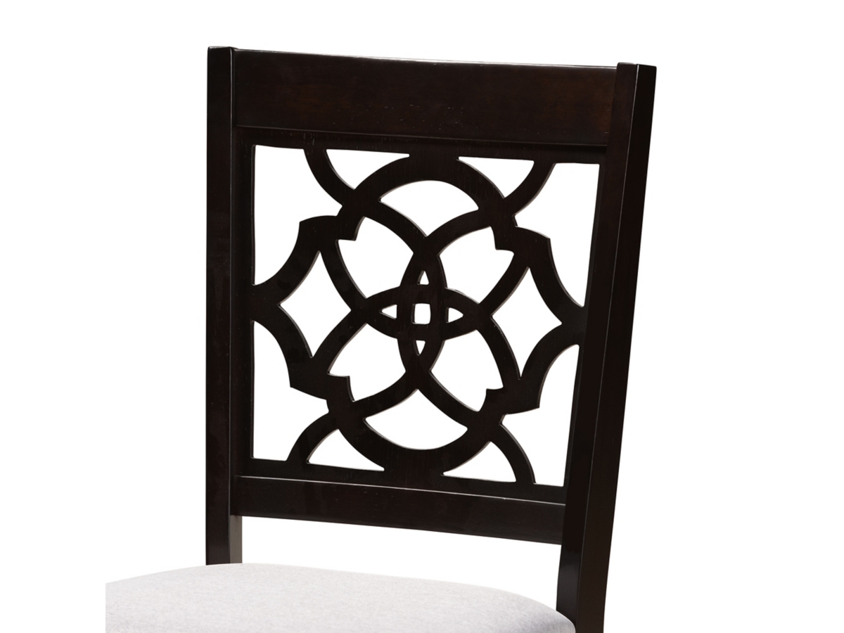 Baxton Studio Eliza Dining Table and 4 Chairs Set
