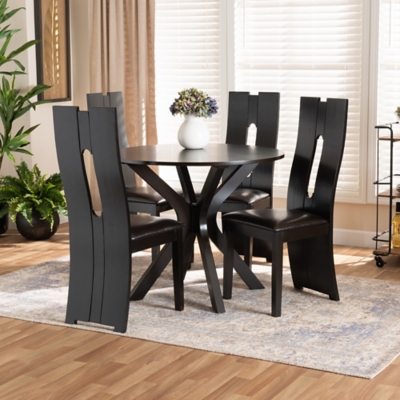 Baxton Studio Cian 5 Piece Dining Set, , rollover