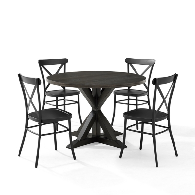 Crosley Furniture Hayden Dining Table and 4 Chairs, , large