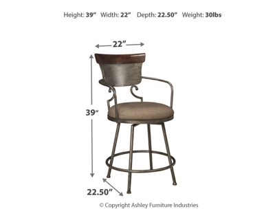 Moriann Counter Height Bar Stool Ashley Furniture Homestore