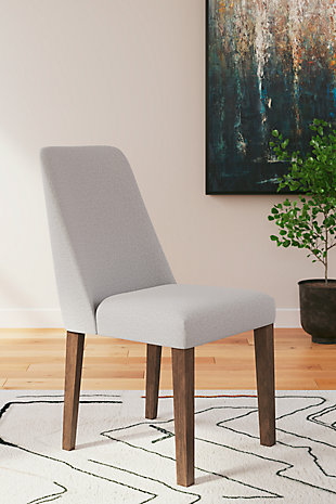 Lyncott Dining Chair, Gray/Brown, rollover