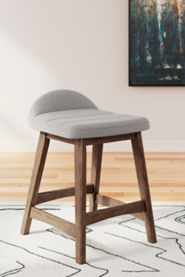 D615-124 Lyncott Upholstered Counter Height Bar Stool (Set  sku D615-124