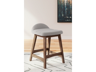 Lyncott Upholstered Counter Height Bar Stool