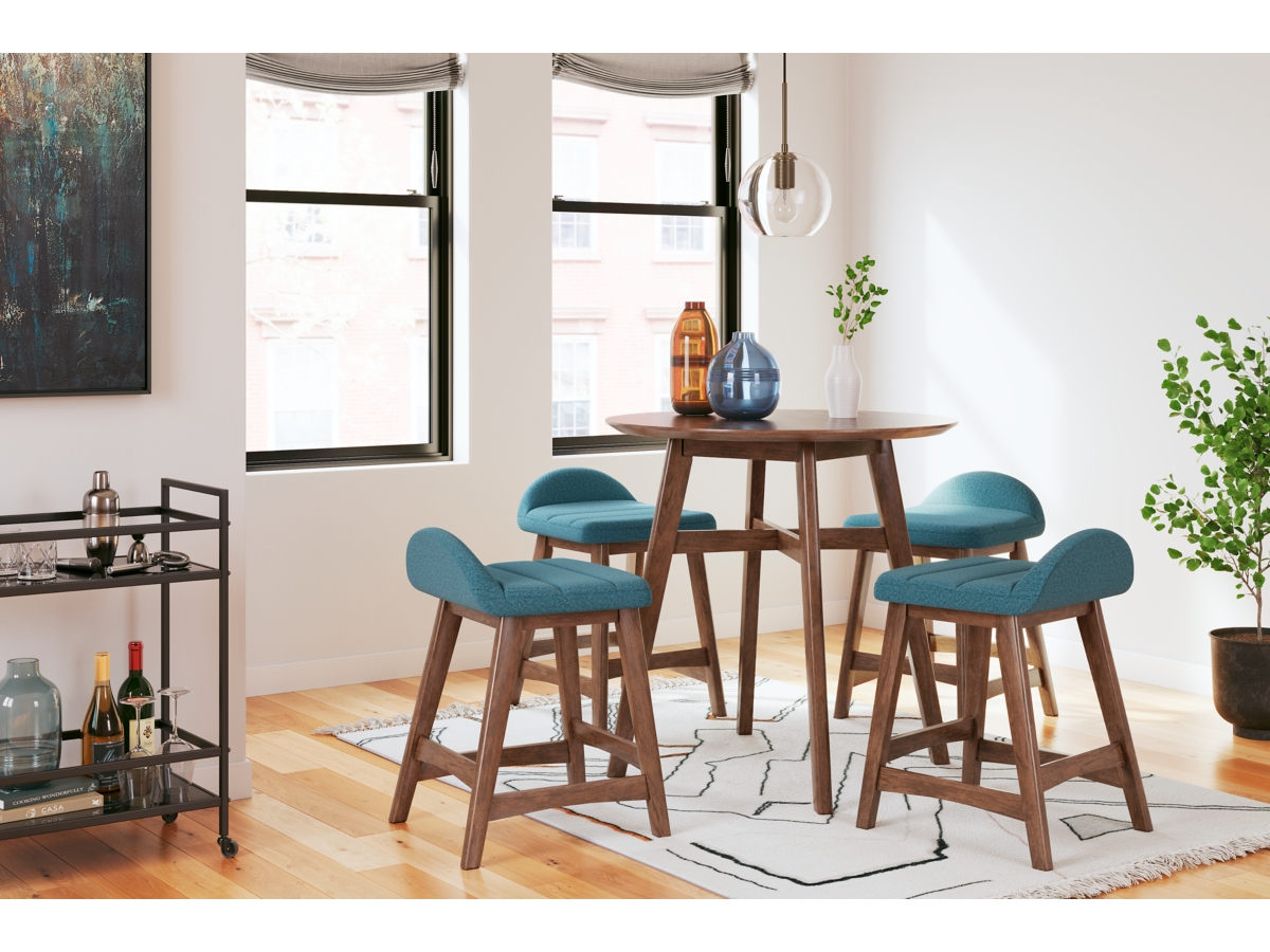 Lyncott Counter Height Upholstered Bar Stool | Ashley