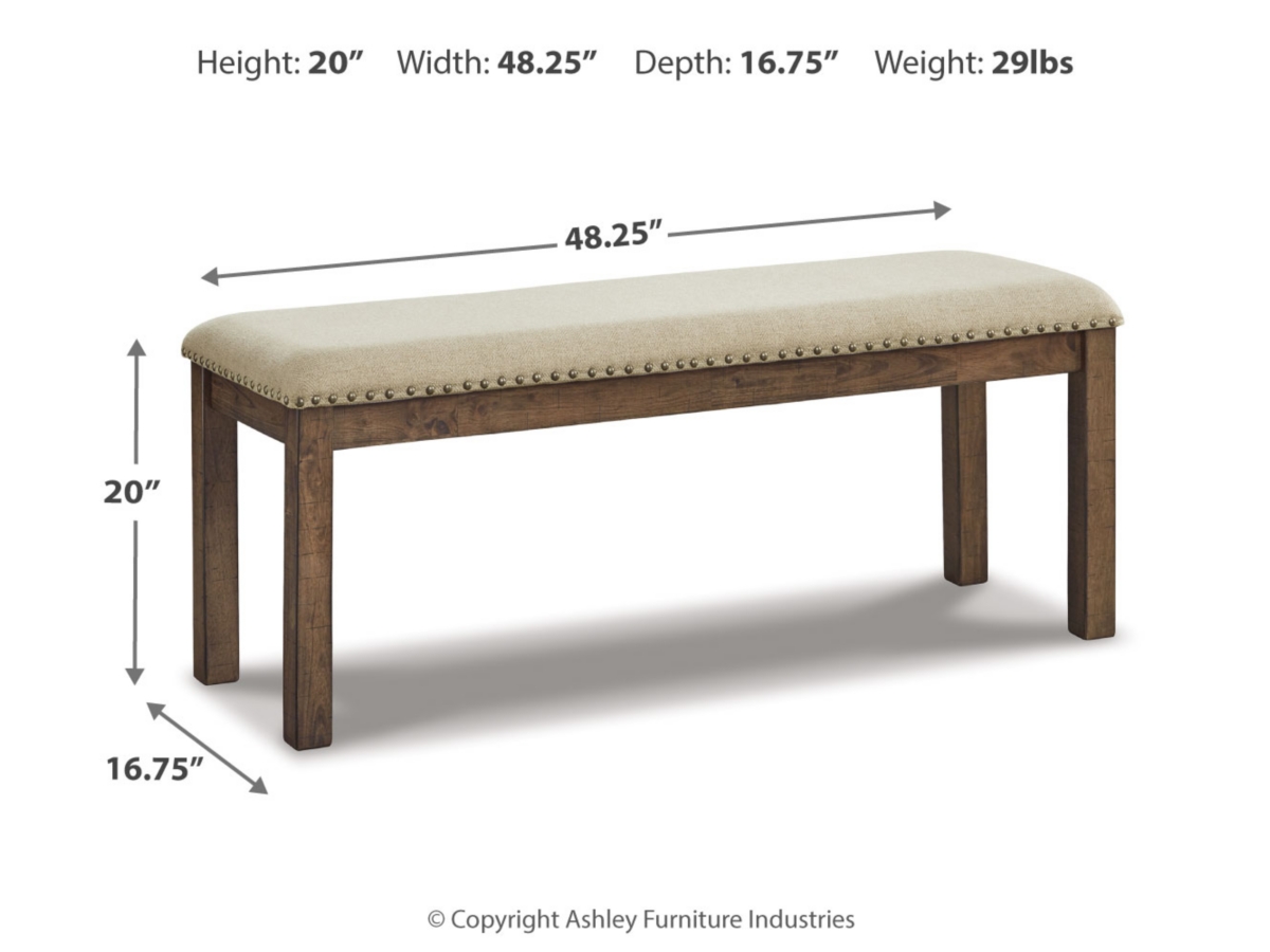 Moriville Dining Bench - Beige - (D631-00)