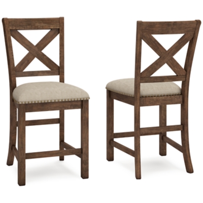 Moriville Counter Height Bar Stool, Beige, large
