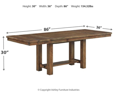 Moriville Dining Room Extension Table Ashley Furniture Homestore