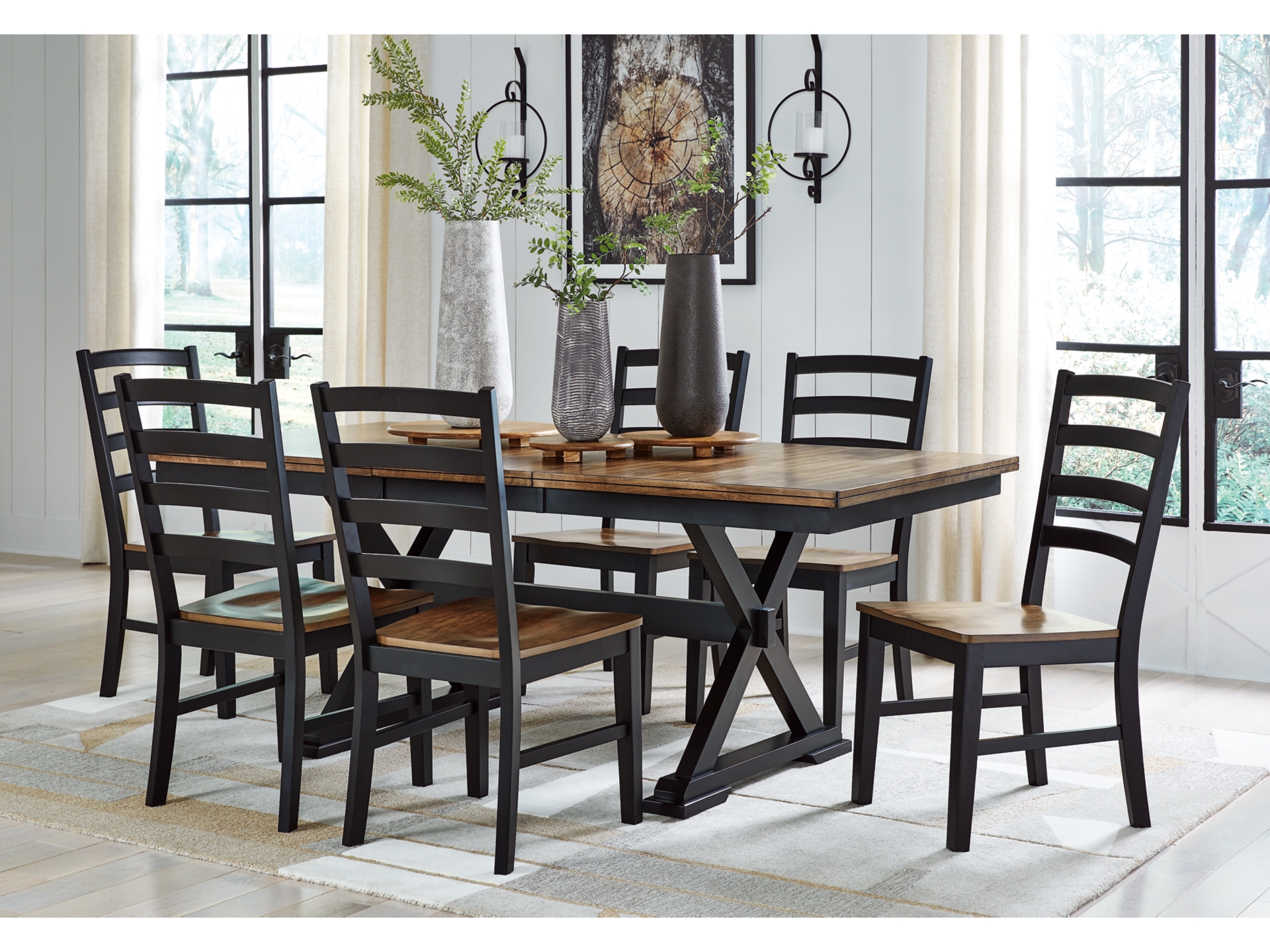 Image 0 of Wildenauer Dining Table and 6 Chairs