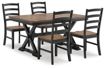 Wildenauer Dining Table and 4 Chairs, , large