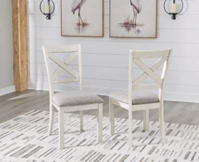 D642-01 Robbinsdale Dining Chair, Antique White sku D642-01